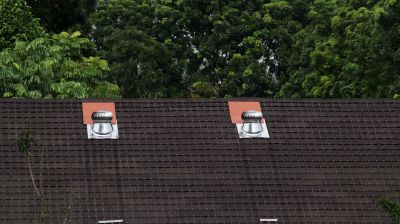Roof Attic Fan Installation